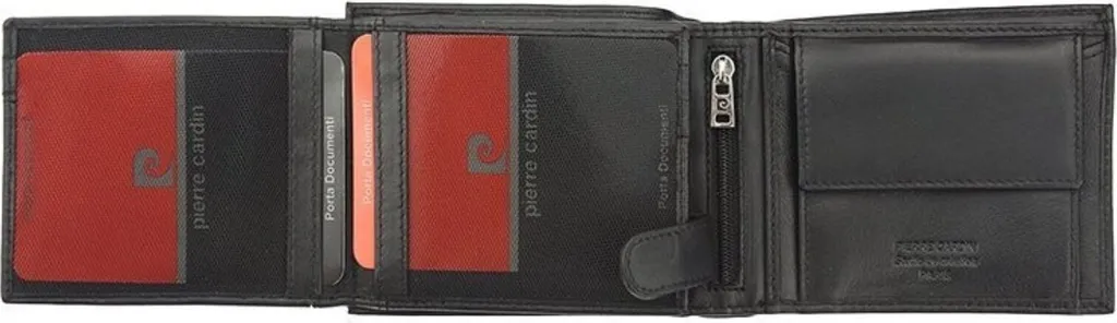 Portefeuille Pierre Cardin Cuir Véritable TILAK09 Multi-Rangements