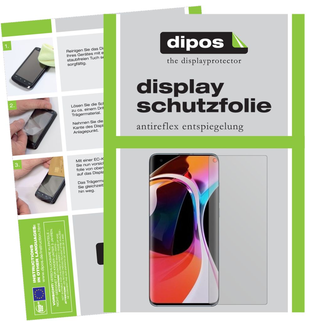 1x Schutzfolie für Xiaomi Mi 10 Pro matt Displayschutzfolie Folie Display Schutz dipos