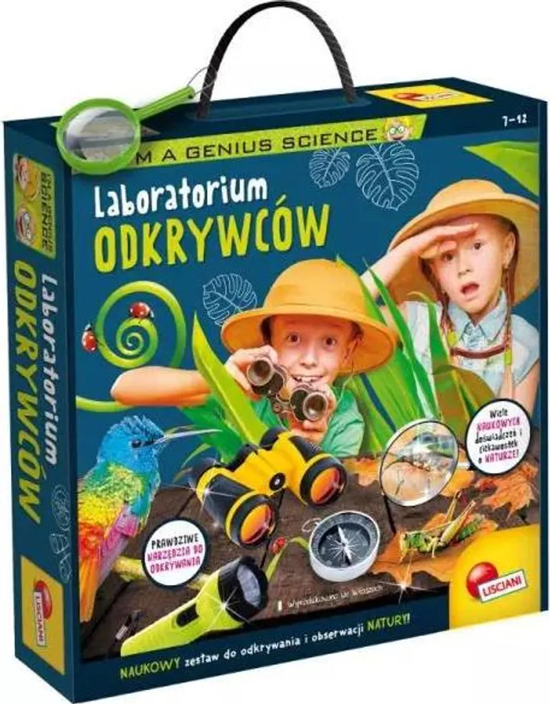 Jeu Éducatif Scientifique Lisciani Laboratoire Explorateurs dès 7 Ans