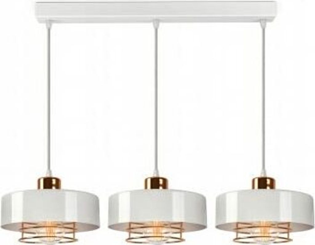FKL DESIGN Home Deco Deckenlampe Pendellampe Hängelampe Wandlampe Leuchte Weiß