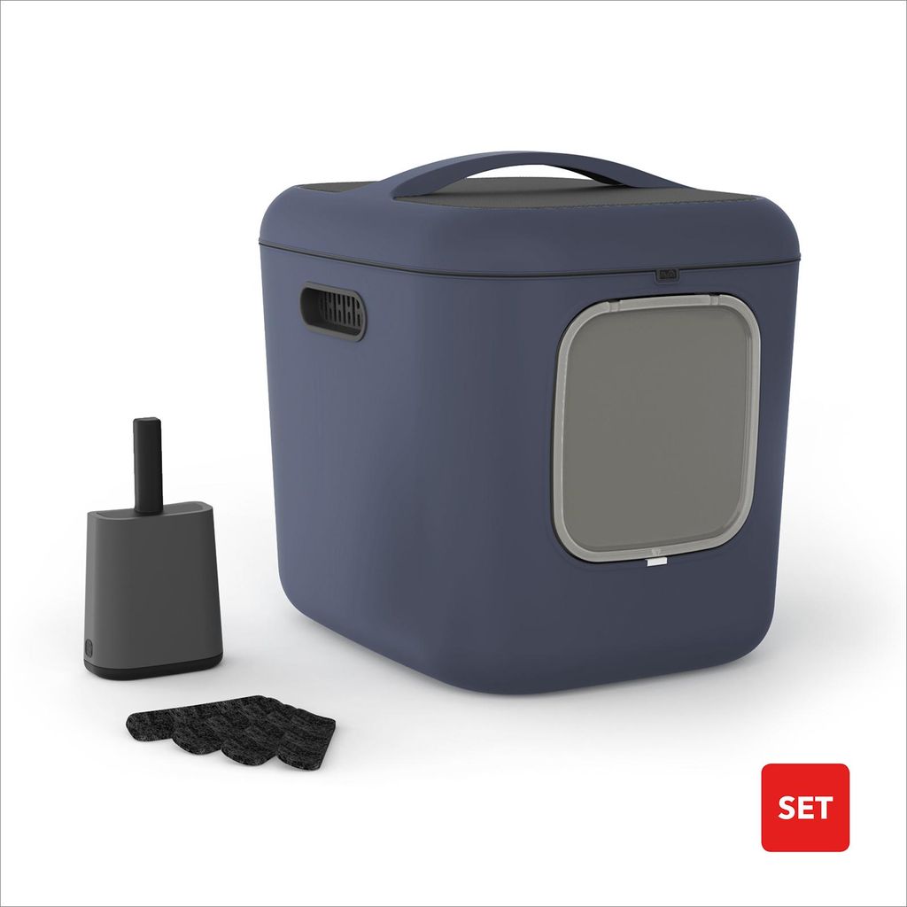 Rotho Katzentoilette mit Haube Bea XL – 61,4 x 49,5 x 57,3 Produktbild 