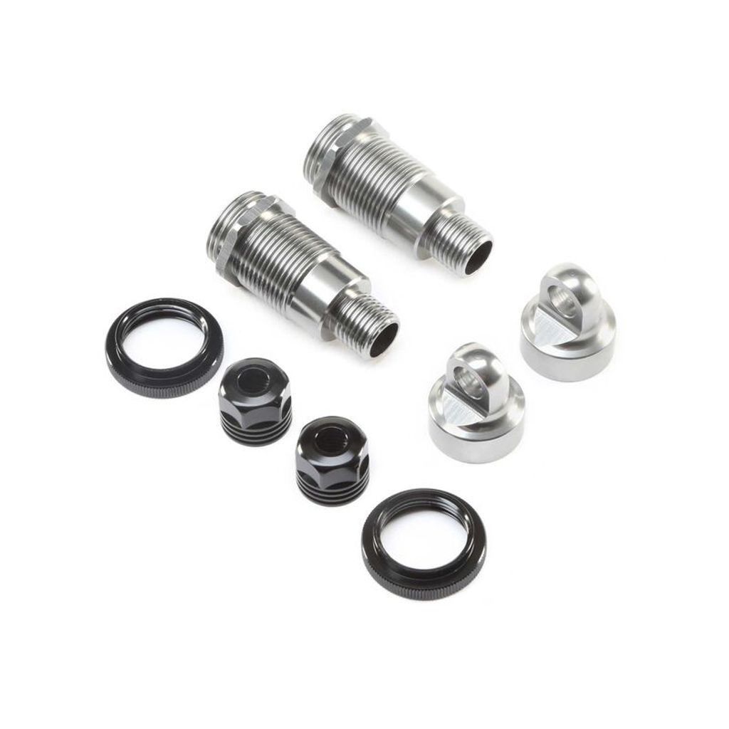 Losi Shock Body & Collar Set, Front (2): Super Baja Rey