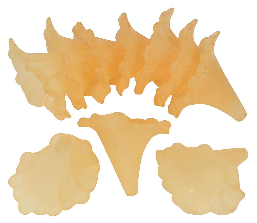 Blütenkelch-Perlen 10er-Pack 41x35mm Kelche Lilien Röcke Produktbild 