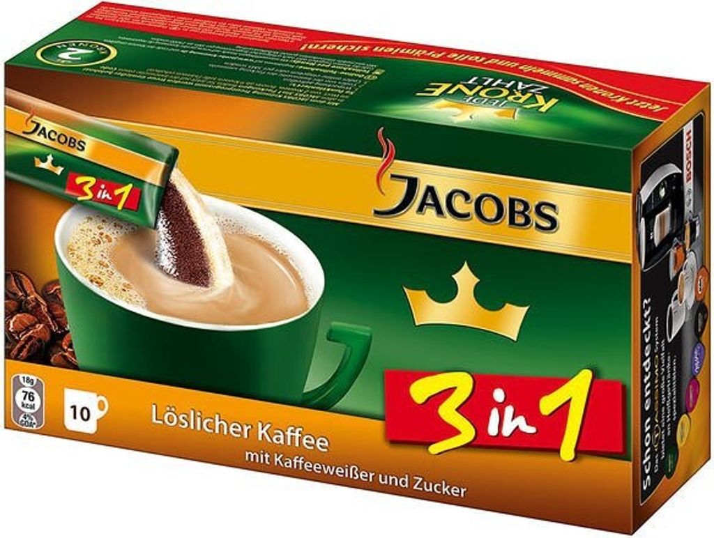 Jacobs Classic 3in1 Sticks | löslicher Kaffee | 10 Produktbild 10