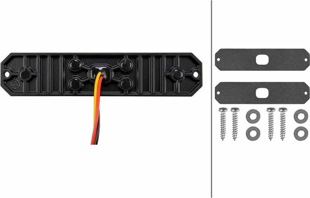 Feu à éclats à LED - Set de 2 pièces orange pour signalisation de toit - 2
