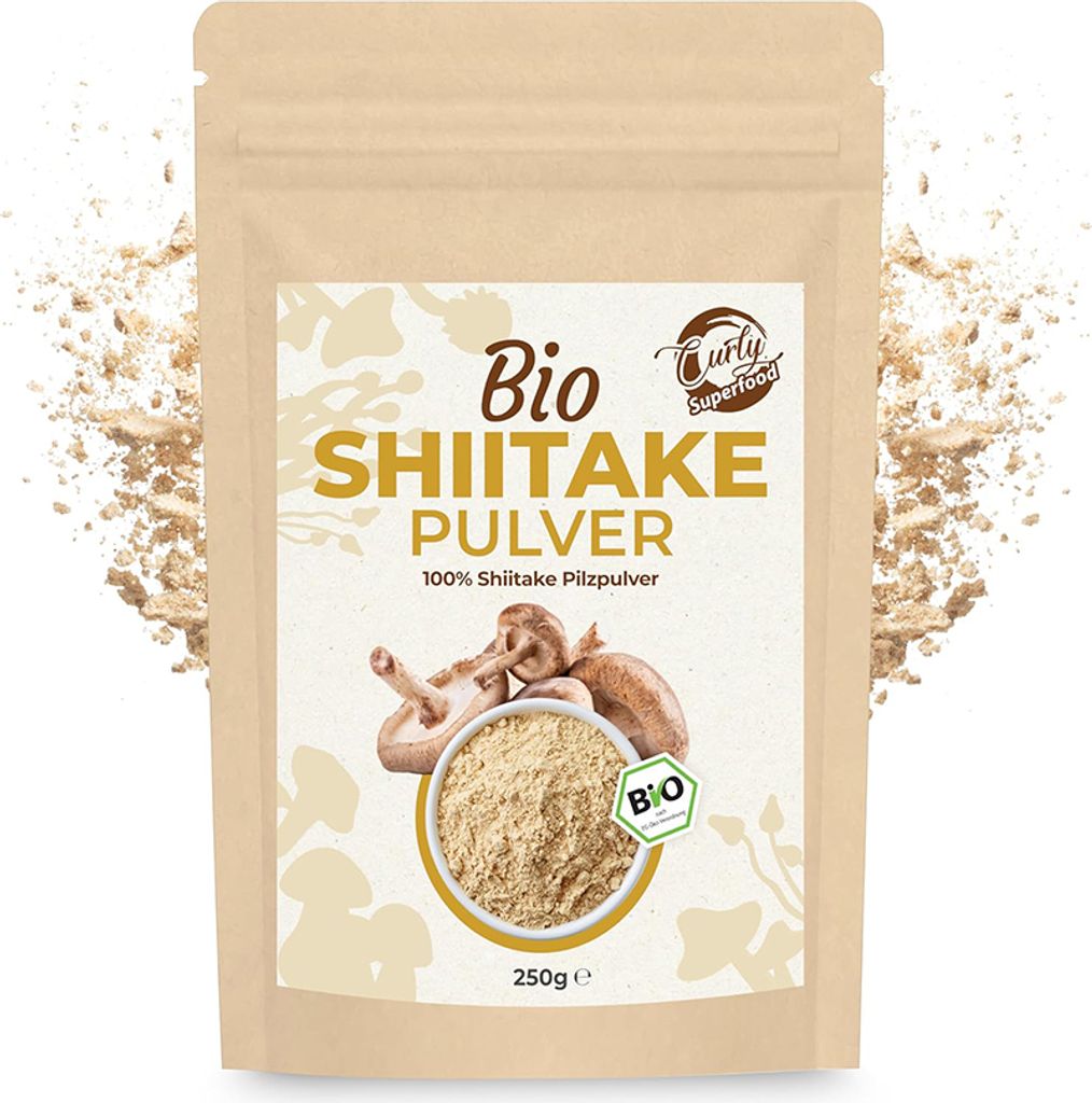 Shiitake Pilz Pulver 250g Produktbild 
