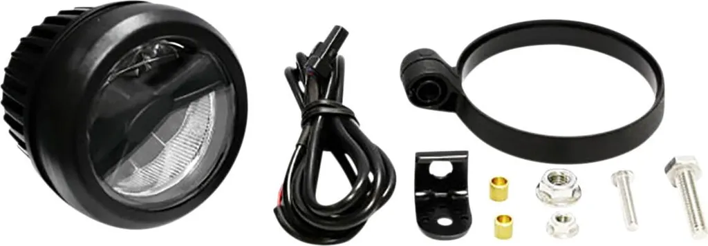 Phares LED Koso Star noirs antibrouillard avec certification E-Mark