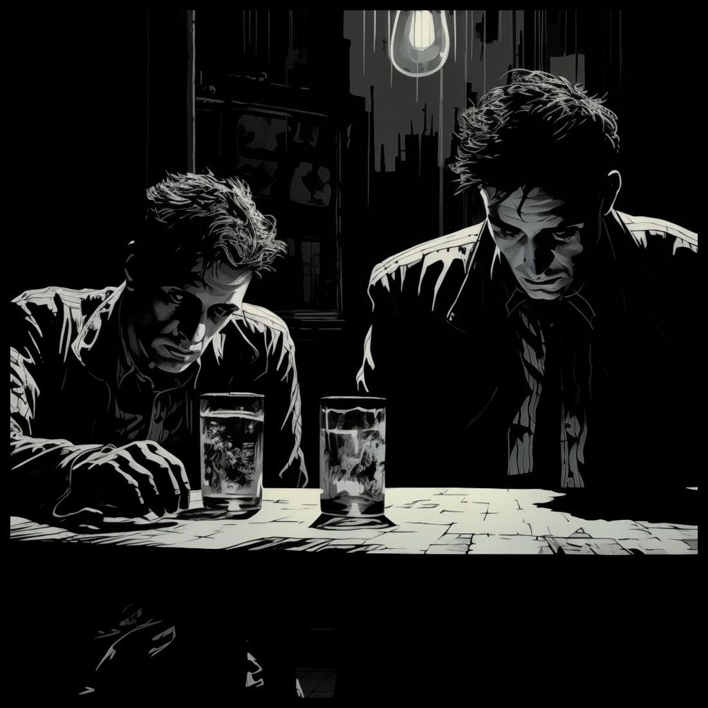 Plakat 100x100cm Verschwörer