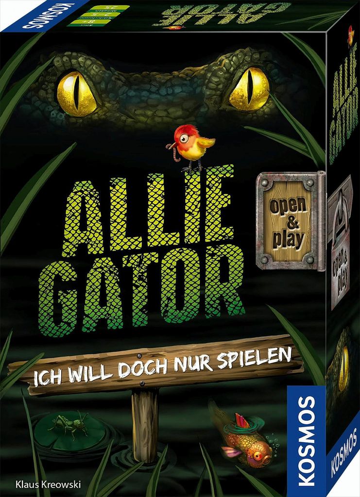 KOSMOS Allie Gator, Kartenspiel, Kinderspiel, Karten Spiel, Immagine del prodotto 