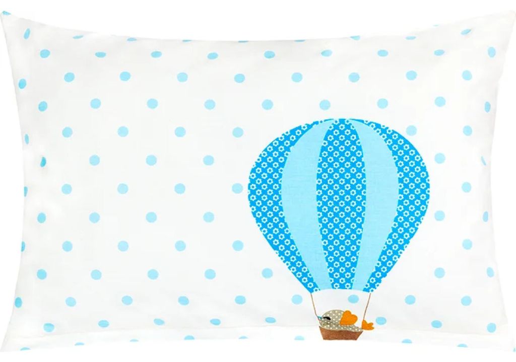 Bavlnený obliečok na vankúš – 40 x 60 cm – modrý Obrázok produktu 