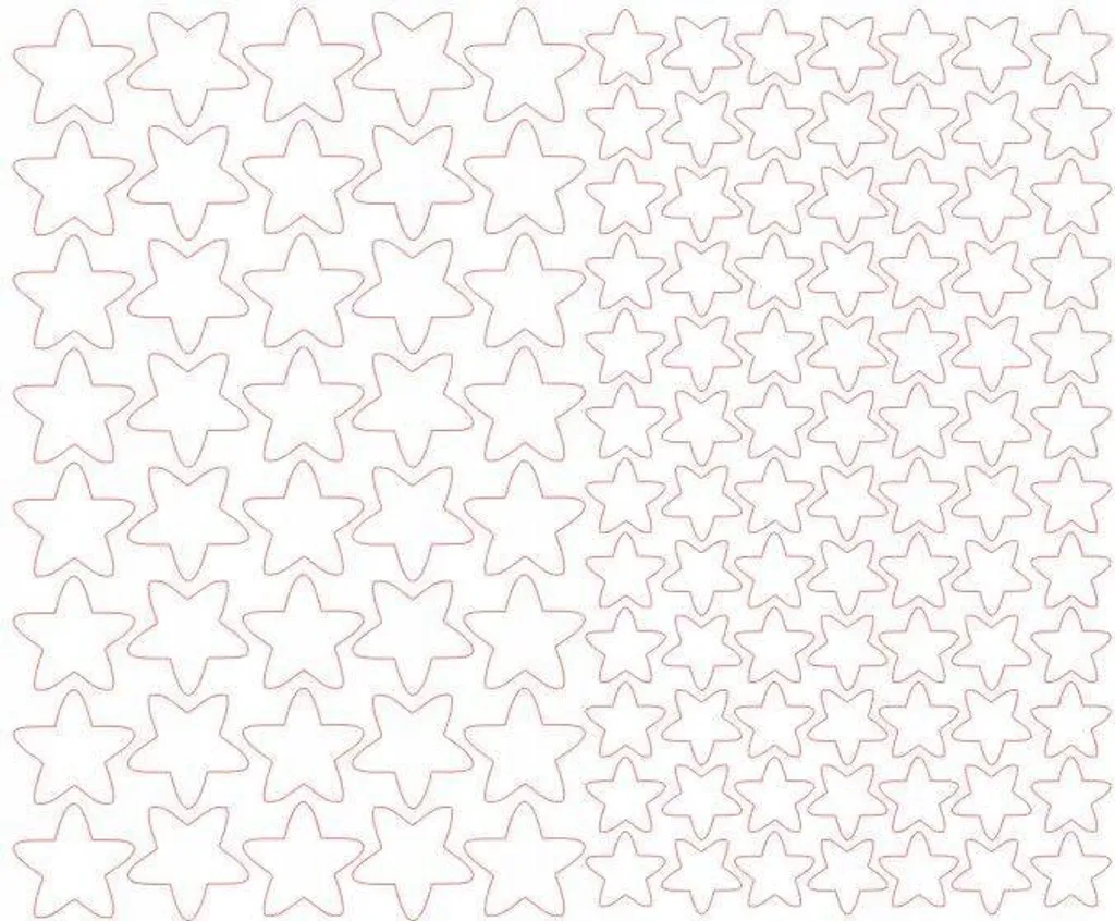 Adesivi Casco Bambino Stelle Bianco Lucido - 124 Sticker Creativi