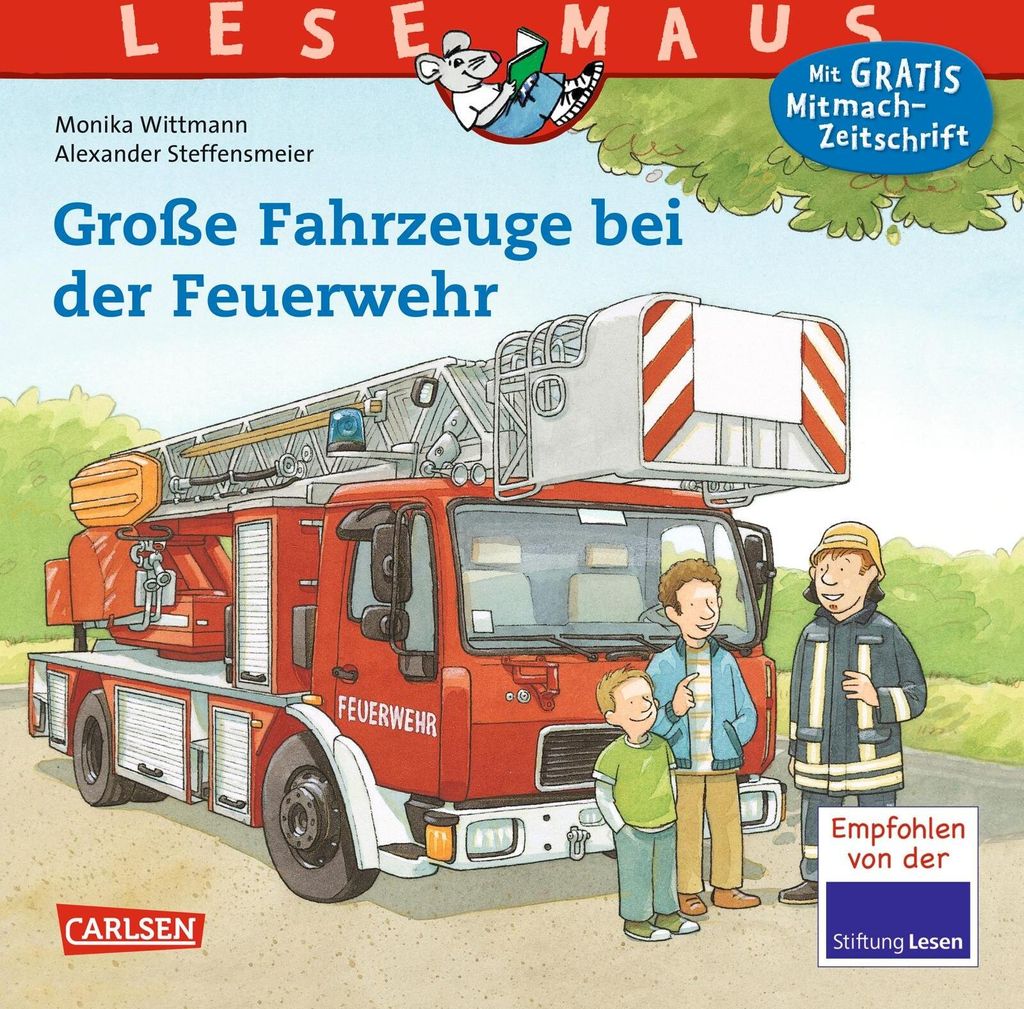 Große Fahrzeuge bei der Feuerwehr