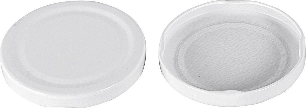 DOSEN-ZENTRALE Twist-Off-Deckel 70mm weiss 121554