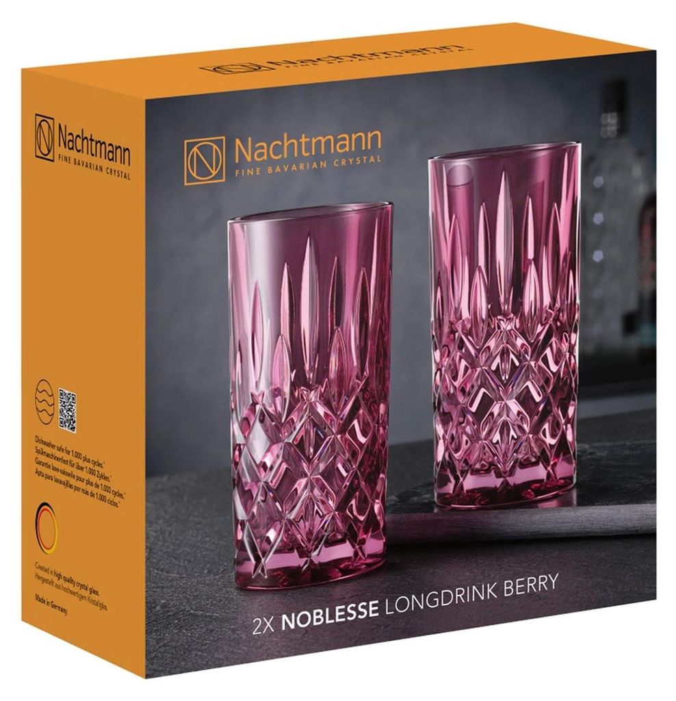 Conjunto de dos vasos "Longdrink" Berry, modelo Noblesse, Imagen del producto 
