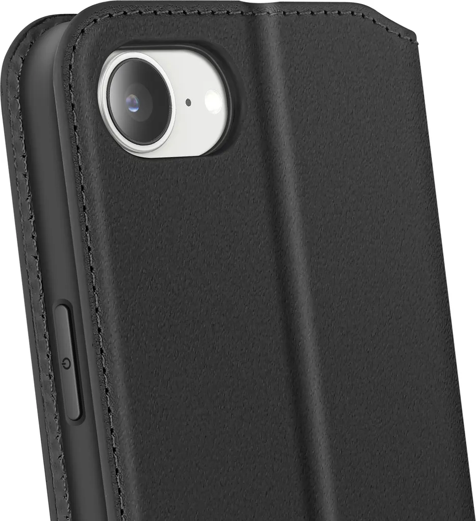 Cover iPhone 16e Avizar a Libro con Porta Carte - Nera Antiurto - 4