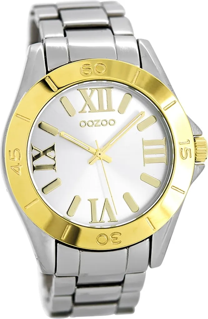 Montre Quartz Oozoo Vintage D2UOC5703A Argentée Lisible et Confortable