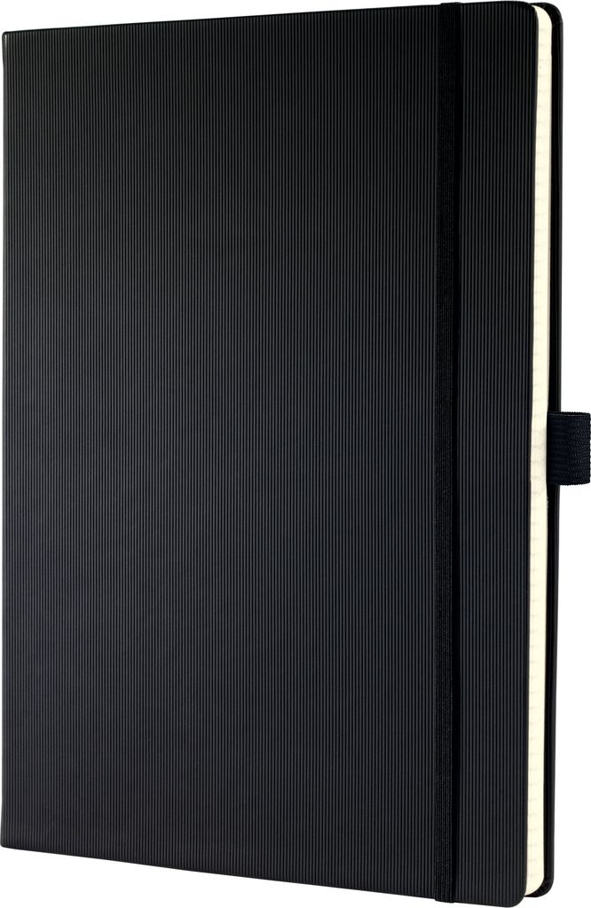 SIGEL CO108 Notizbuch Conceptum, Hardcover, ca. A4, dotted, schwarz, 194 S.
