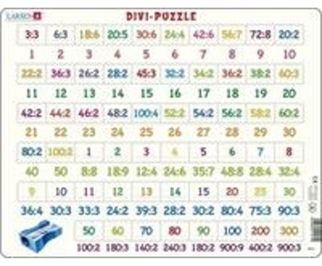 Larsen Puzzle - Divi (Divízia) 58 dielikov Obrázok produktu 