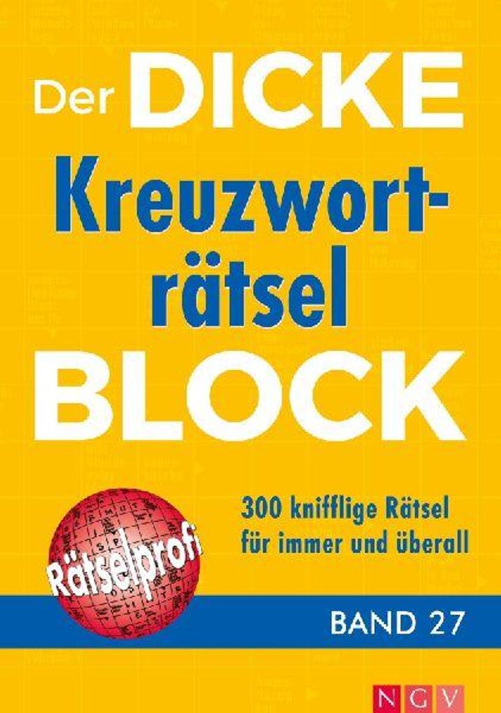 Der dicke Kreuzworträtsel-Block Band 27 Produktbild 