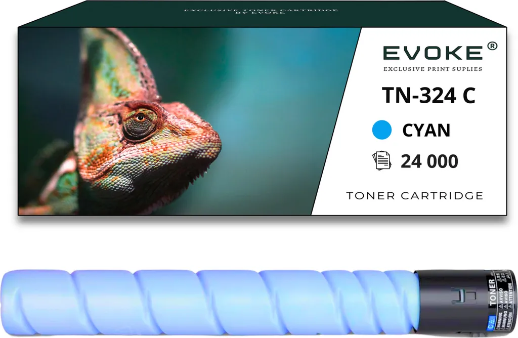Sostituzione Toner TN324C Ciano per Konica Minolta Bizhub C258 C308
