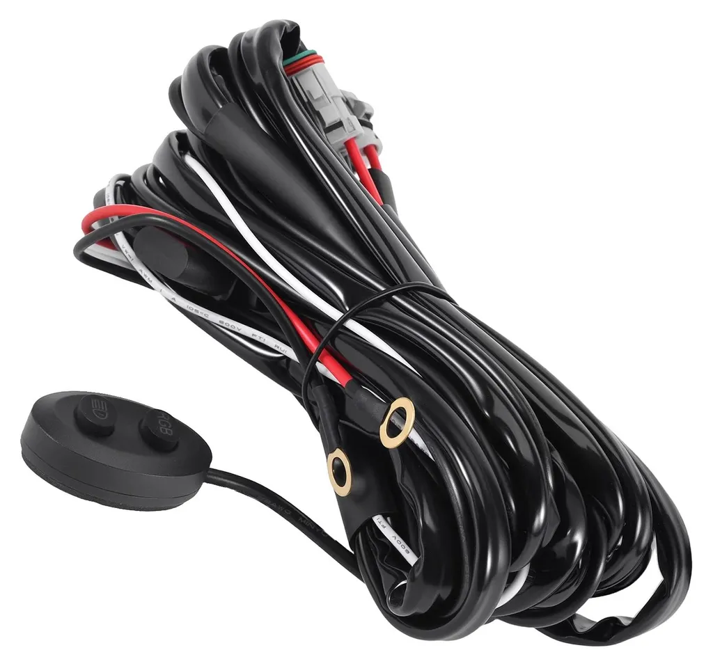 Câblage 14 AWG ultra résistant 5m avec relais 40A et prise 4 broches