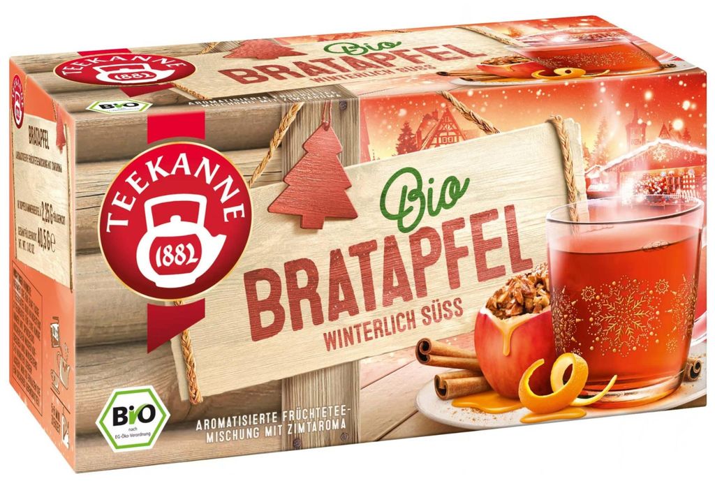 TEEKANNE  Appeltaartthee, 18 theezakjes à 2,25 gram Productafbeelding 