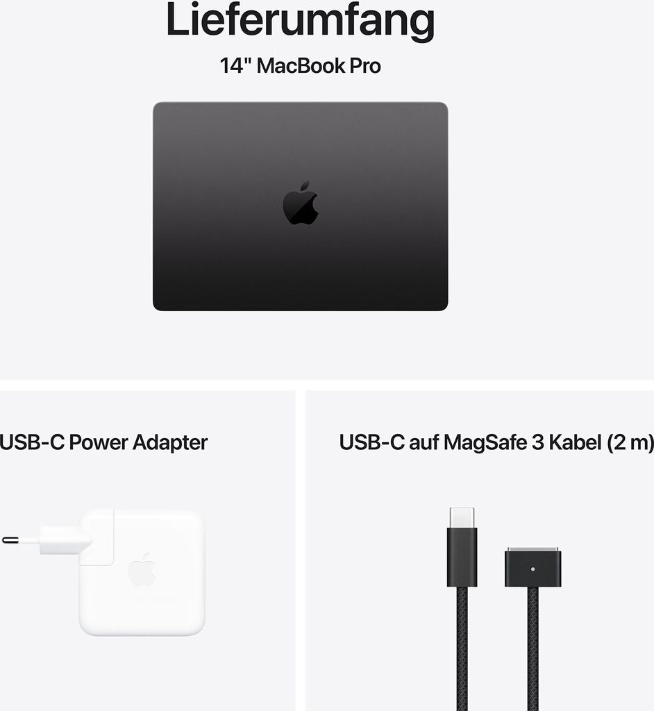 Apple MacBook Pro 14" 2024 M4 Chip 10C CPU 10C GPU 16 GB Produktbild 8