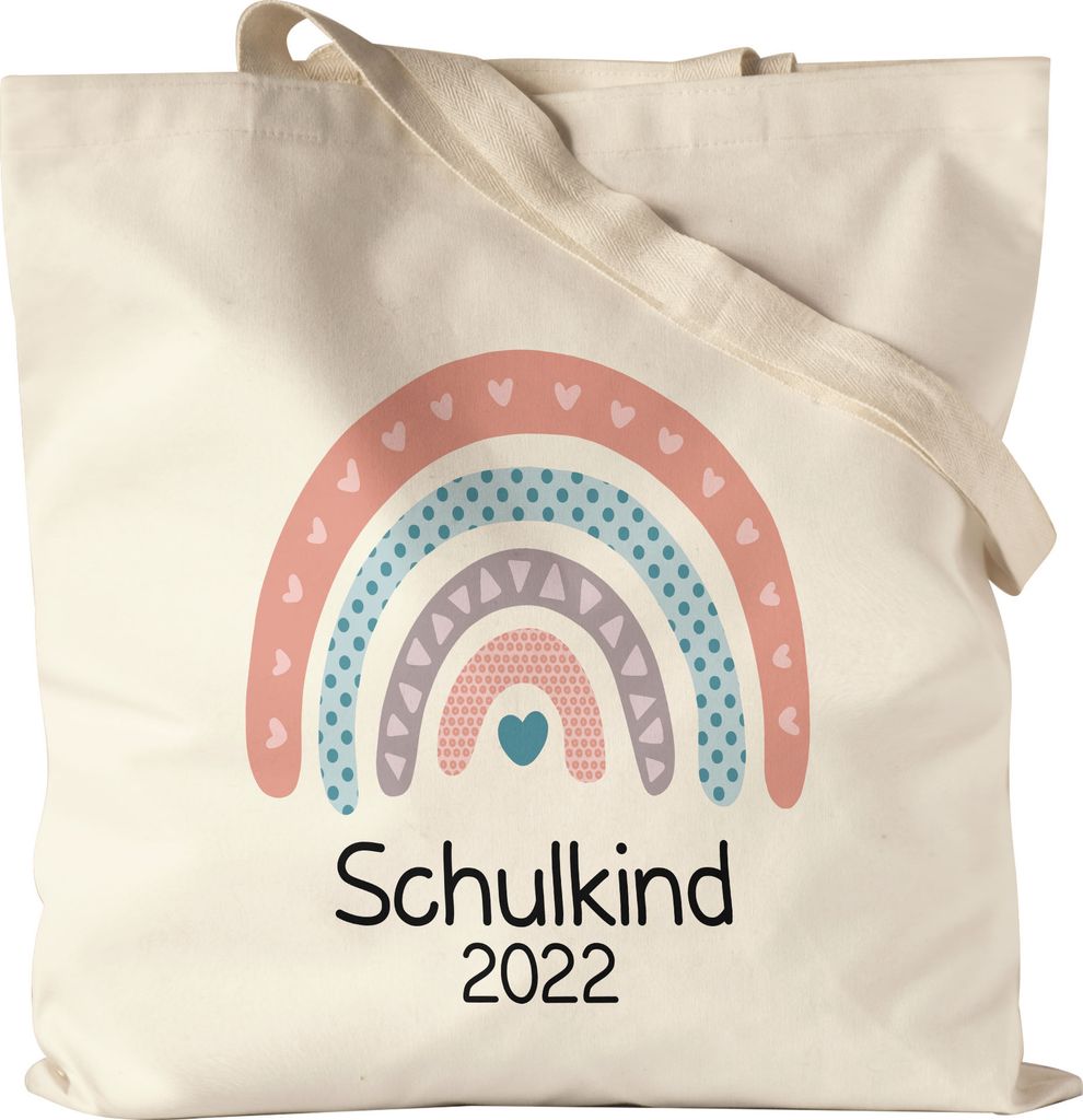Schulkind 2022 Jutebeutel Stoffbeutel Canvas  Produktbild 