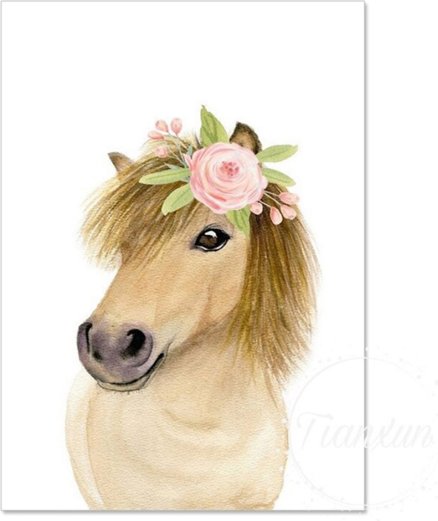 TPFLiving Kunstdruck LW-1302 (OHNE RAHMEN) Poster - Leinwand - Wandbild - Hochauflösender Giclée-Druck, langlebig und hochwertig - Giraffe, Löwe...