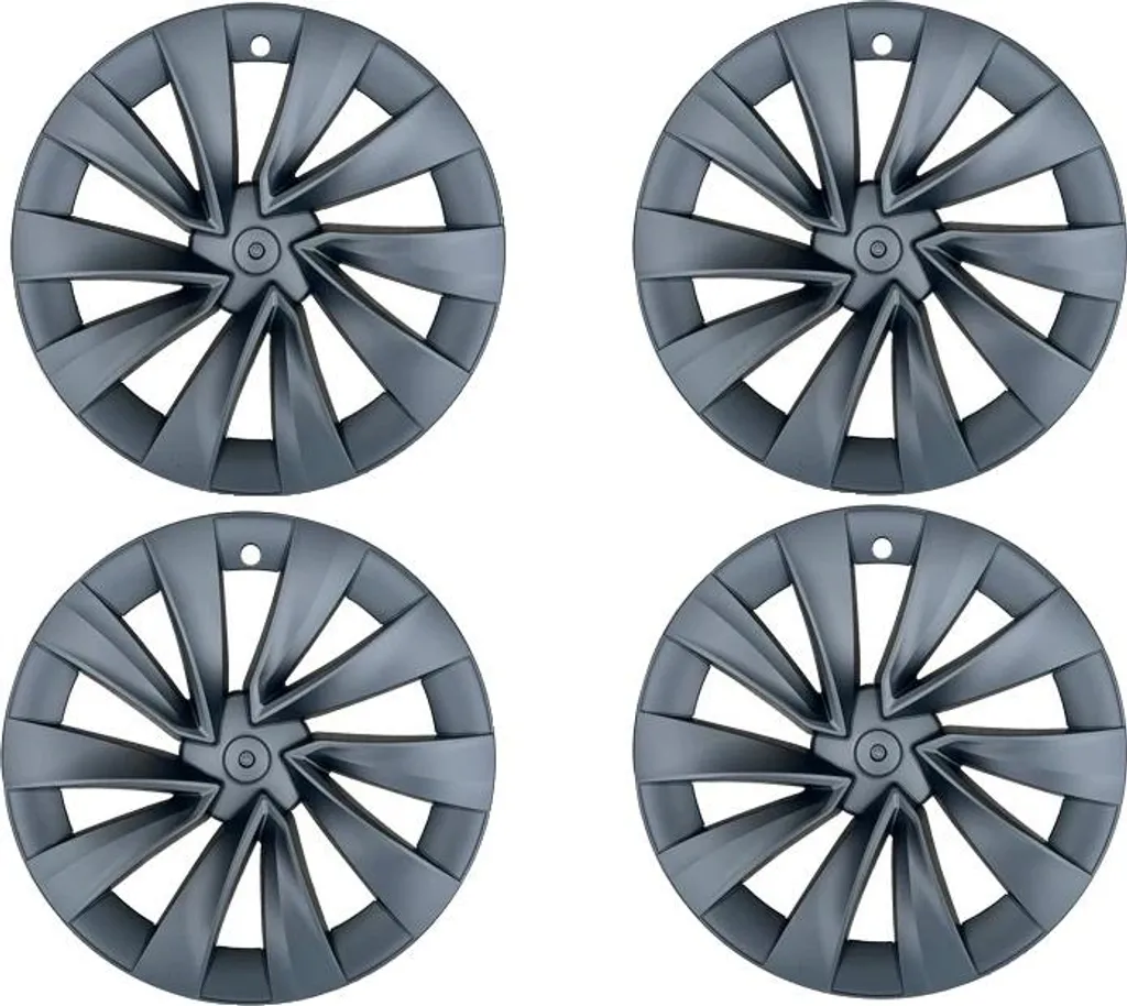 Protection de Jante Enjoliveurs Noir Mat pour Tesla Modèle Y 2025 Juniper
