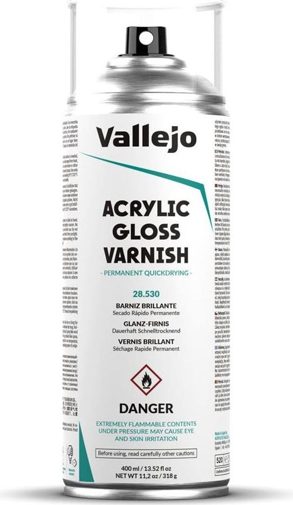 Vallejo Hobby Paint Vernice Lucida Acrilica in Spray 400 Immagine del prodotto 