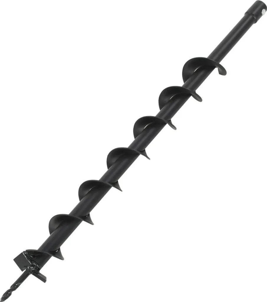 Tarière manuelle 60 mm en acier pour forage de jardin et trous de poteau