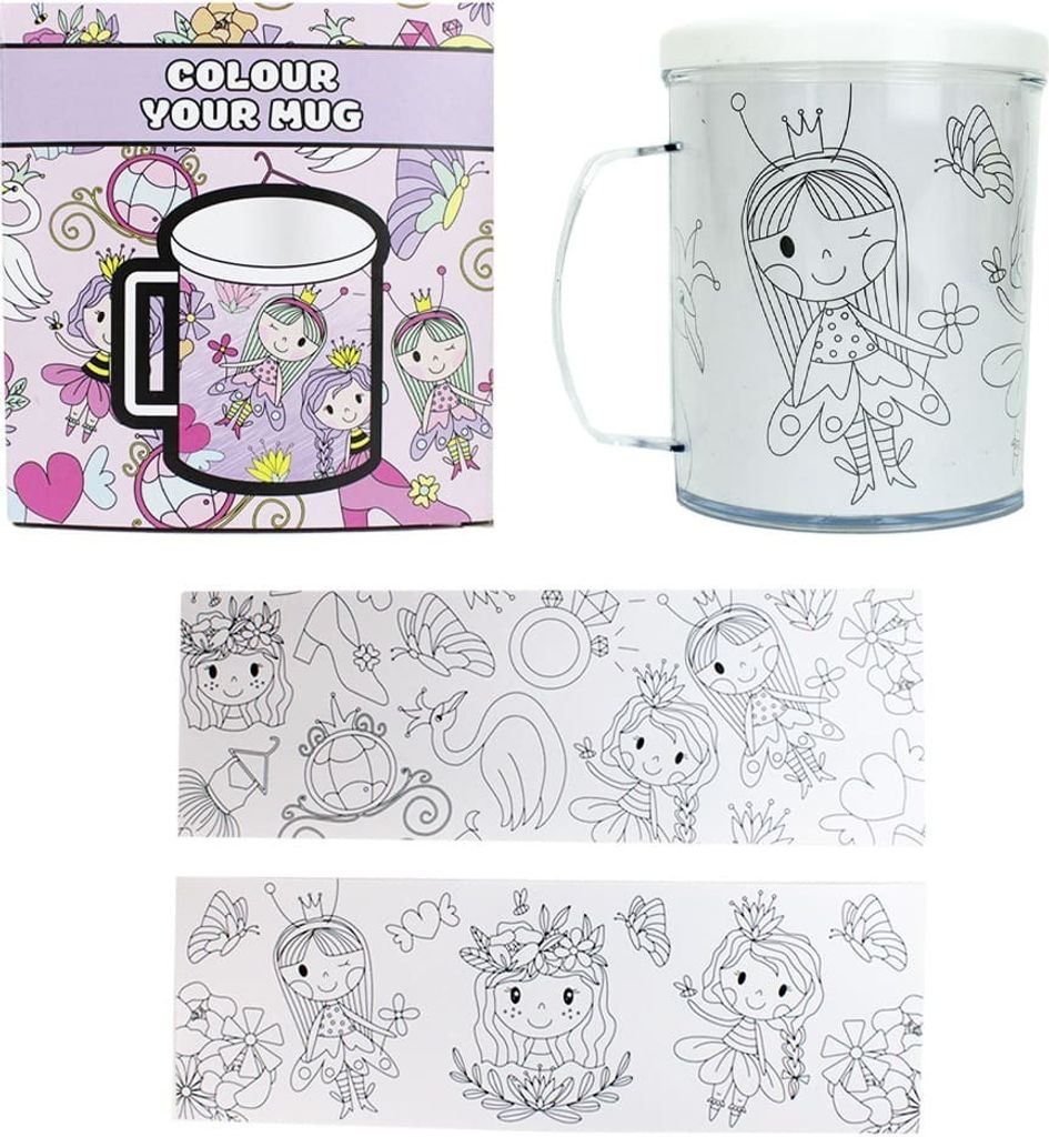 Prinzessin Tasse Kinder - selbst bemalen - 300ml