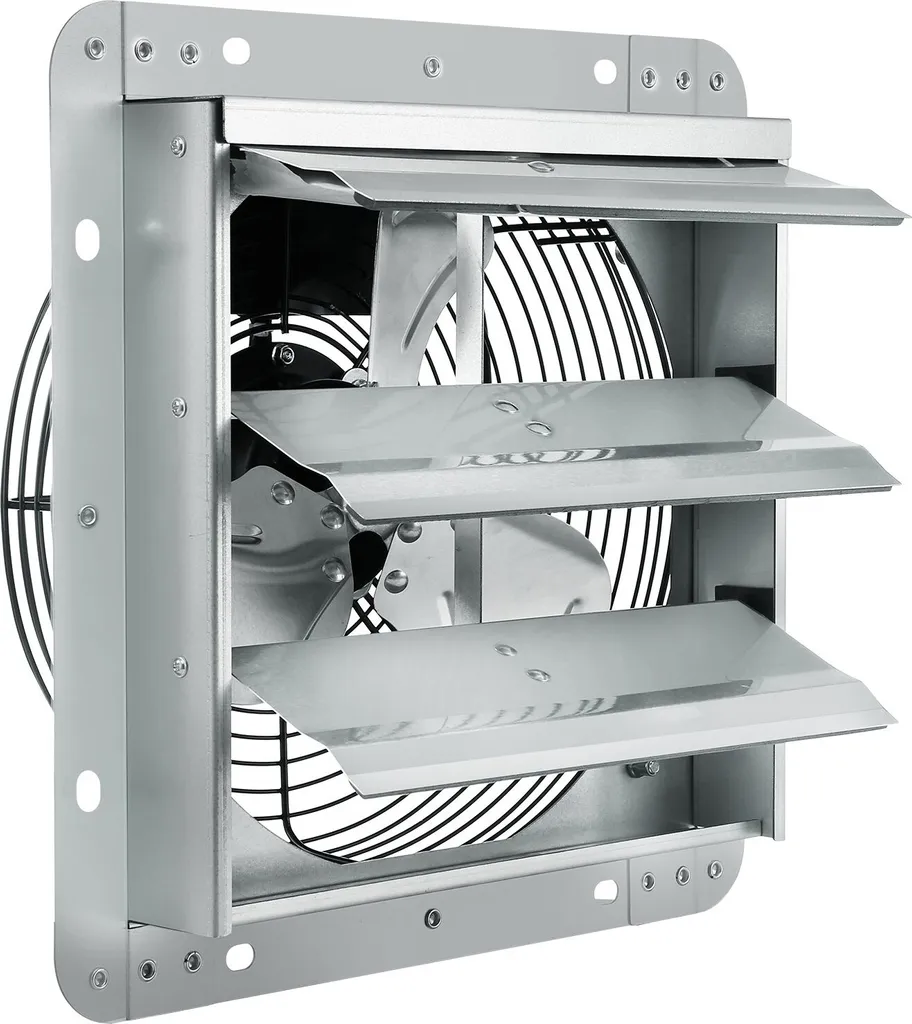 Ventilateur d'évacuation air cuisine et atelier - Mural 262 mm 753 CFM