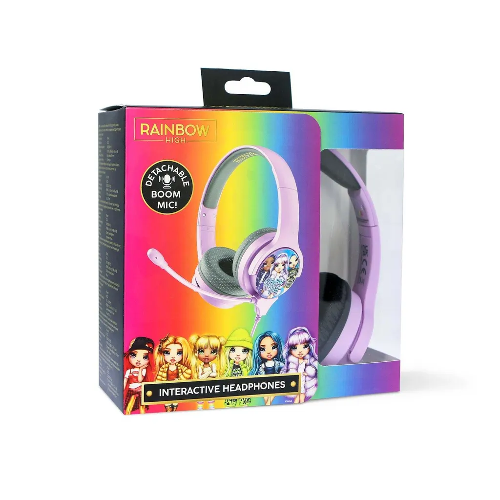 Casque Rainbow High Junior avec Micro et Limiteur de Volume 85dB