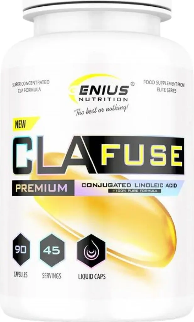 Genius Nutrition CLA-Fuse Complément Brûle-Graisse 90 Gélules de Qualité