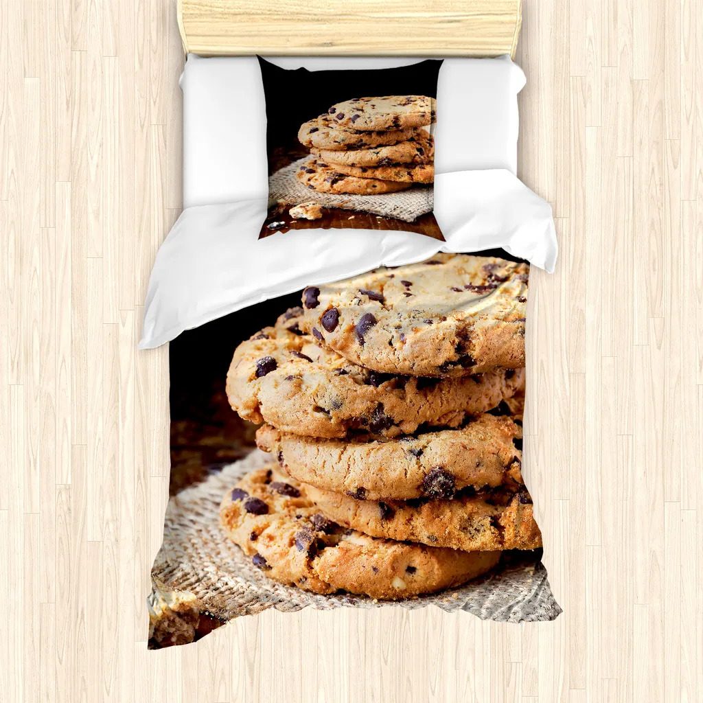 ABAKUHAUS Copripiumino Singolo Biscotti 135x200 - Qualità e Igiene