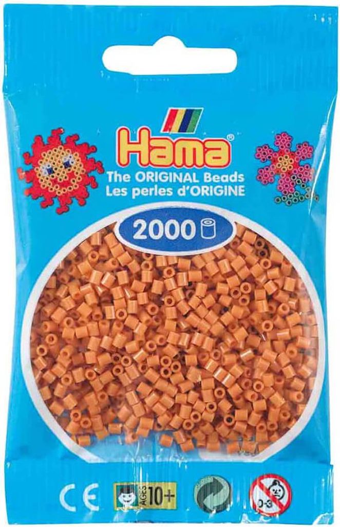 HAMA 501-21 Mini Perlen im Beutel - Hellbraun Produktbild 