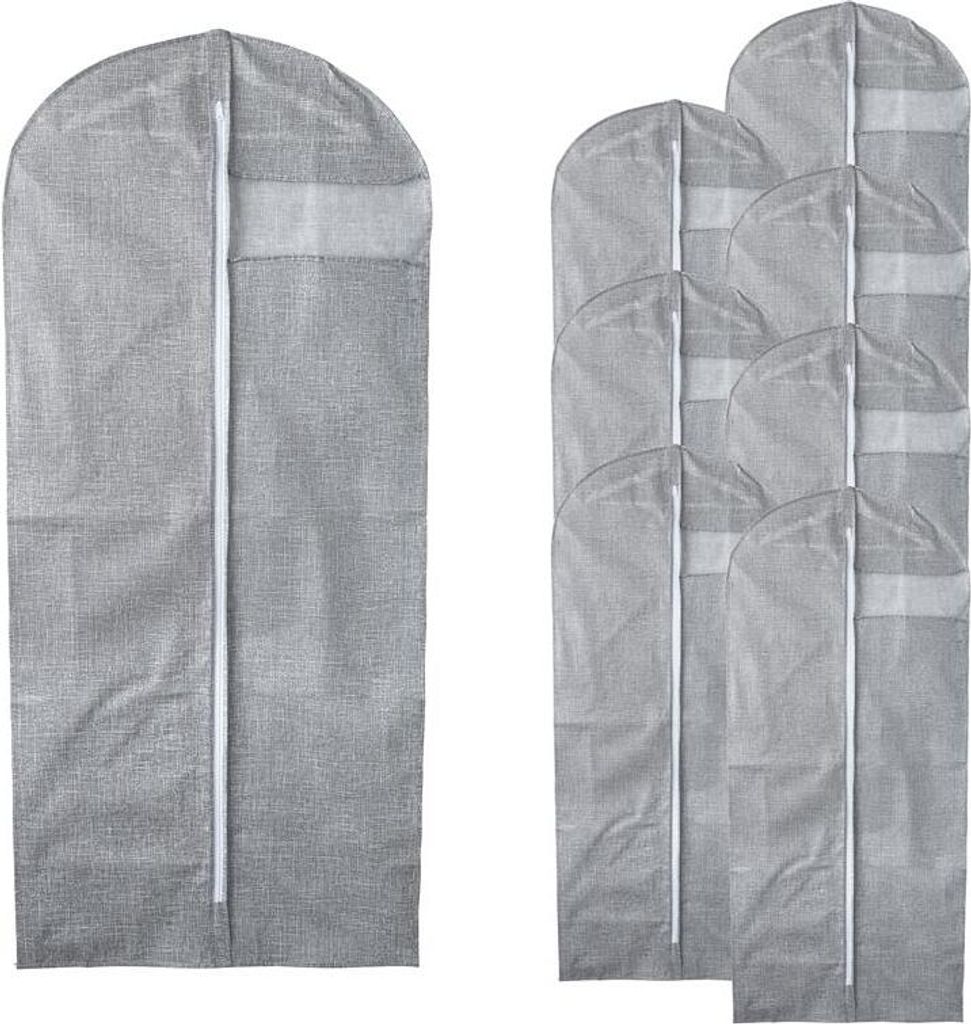 Kleiderschutzhülle Klamottenhülle 60x135 cm 8er Set Kleiderhülle Kleidersack