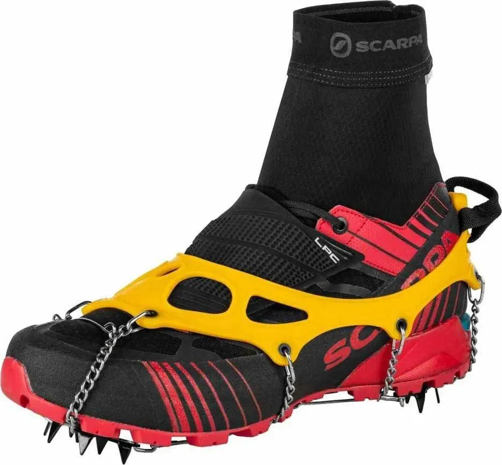 Crampons légers Grivel Explorer Light rouge S en acier avec housse incluse