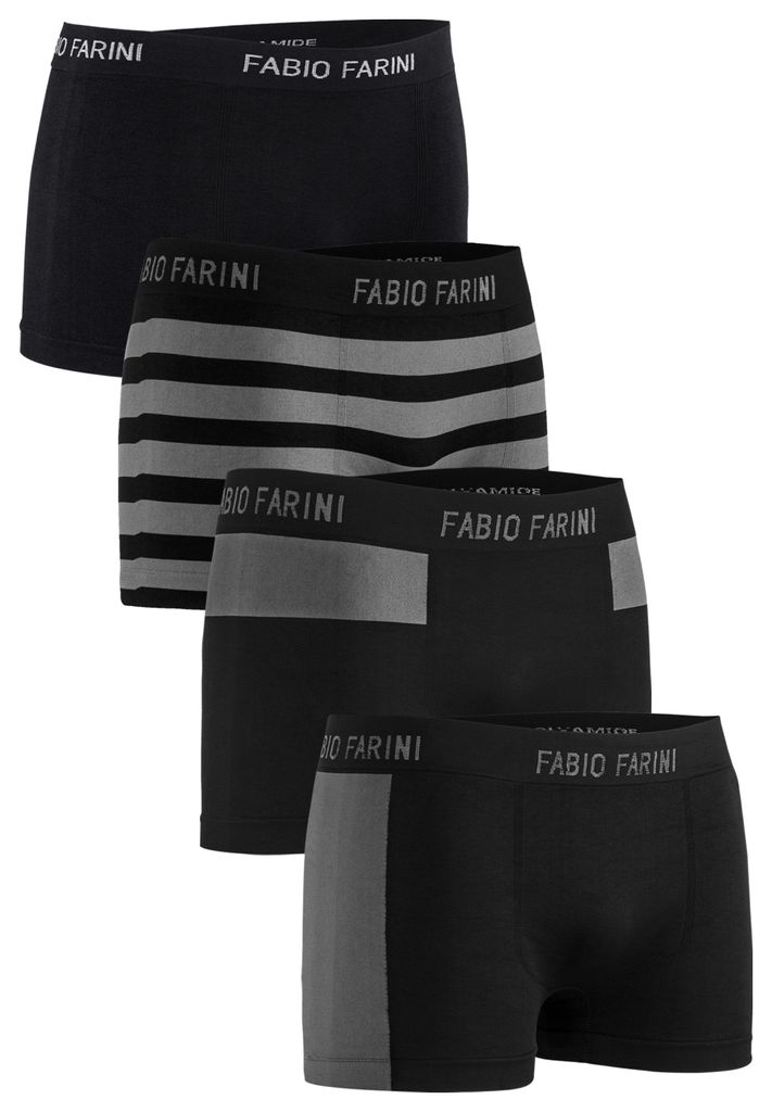 Fabio Farini - 4 Stück Herren Unterhosen - Männer Produktbild 