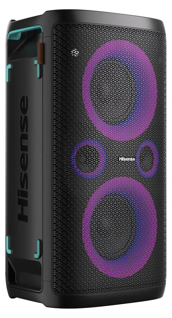 Enceinte de fête Hisense Party Storm 300 W étanche avec batterie Noir