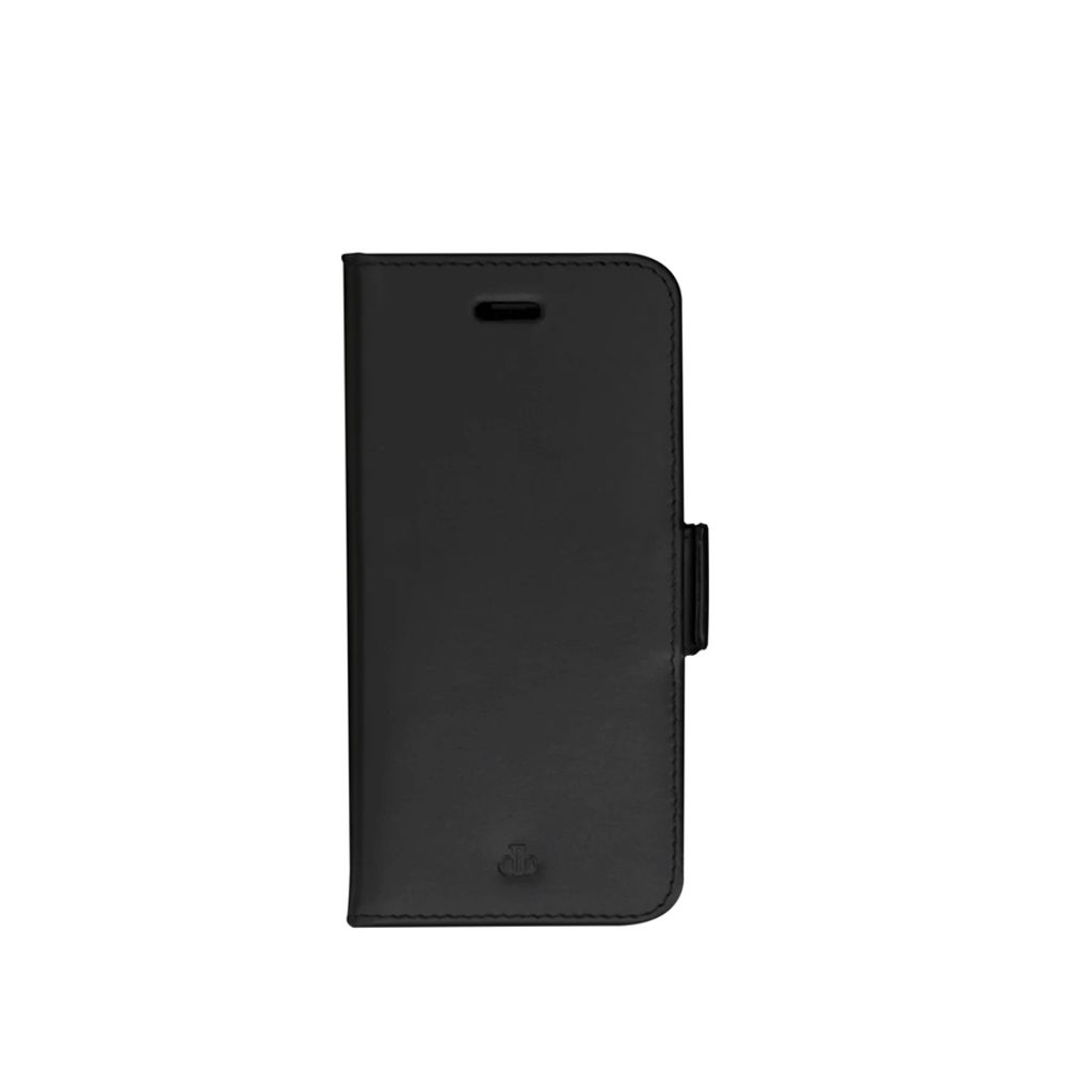 dbramante1928 Copenhagen - Flip-Hülle für Mobiltelefon - genarbtes Leder - Schwarz - für Apple iPhone 12, 12 Pro