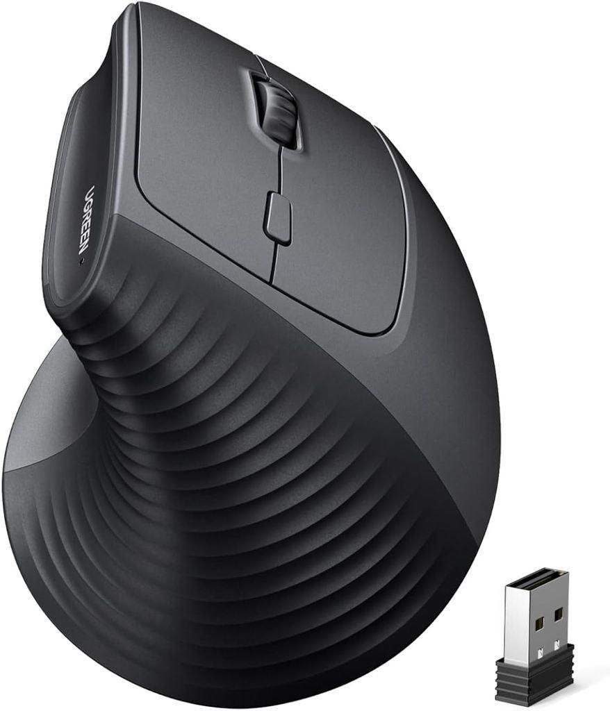 Souris verticale ergonomique sans fil UGREEN 57° Image du produit 