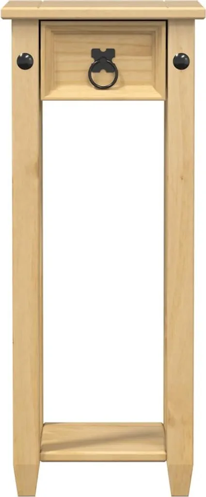 Support fleurs 73 cm en bois de pin massif avec structure stable carrée - 4