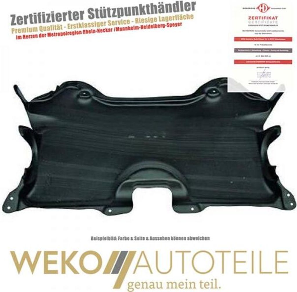 Motorabdeckung unten DIEDERICHS 8167211 für MERCEDES-BENZ
