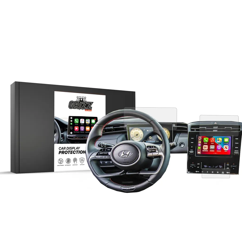 Pellicola Display Hyundai Tucson 8'' GrizzGlass 3in1 Opaca Shop