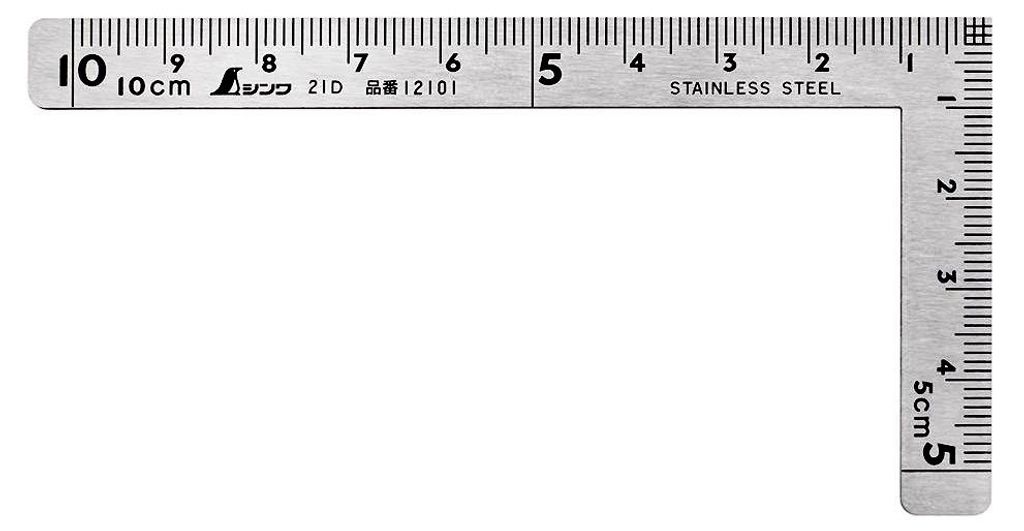 12505 Shinwa tesařský úhelník 100 x 50 mm – od FAMEX – Obrázek produktu 