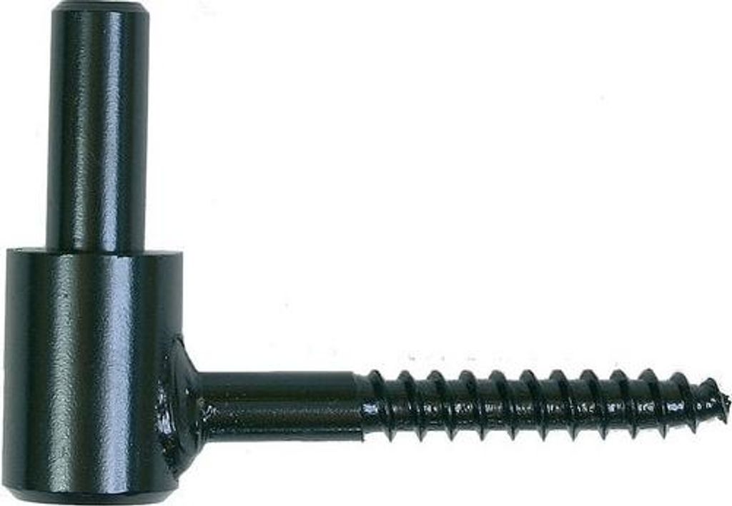 Scharnier Holzschraube Ø16 Kataphorese schwarz ING FIXATIONS - Schwanz 12x90 - A000720