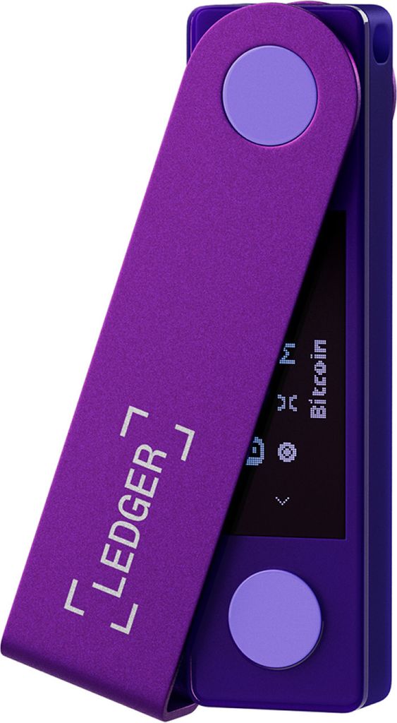 Ledger Nano X, USB-C/Bluetooth lila